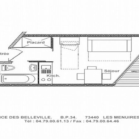 Residence Caron - Studio Pour 4 Personnes 654 Saint-Martin-de-Belleville Exterior foto