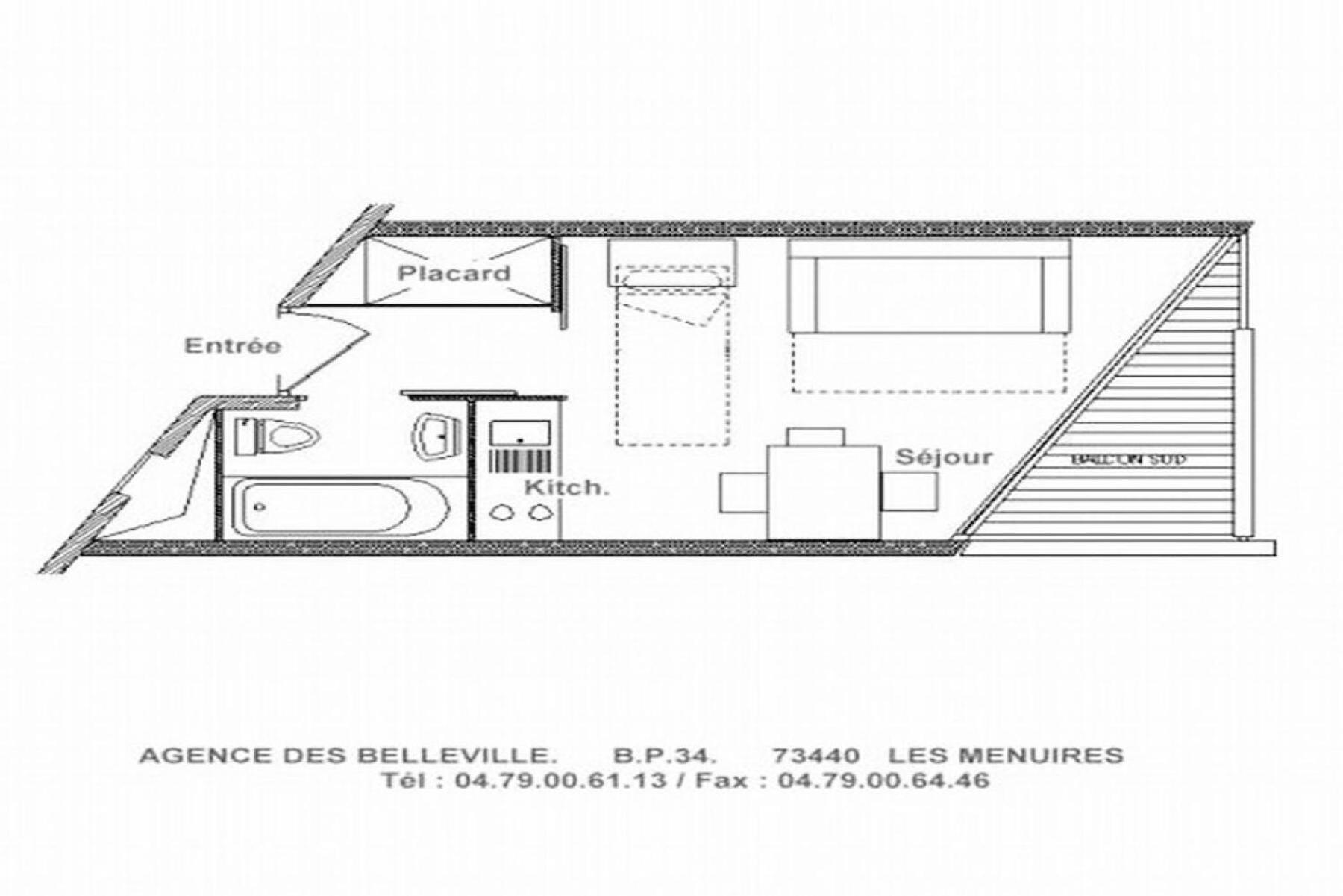 Residence Caron - Studio Pour 4 Personnes 654 Saint-Martin-de-Belleville Exterior foto